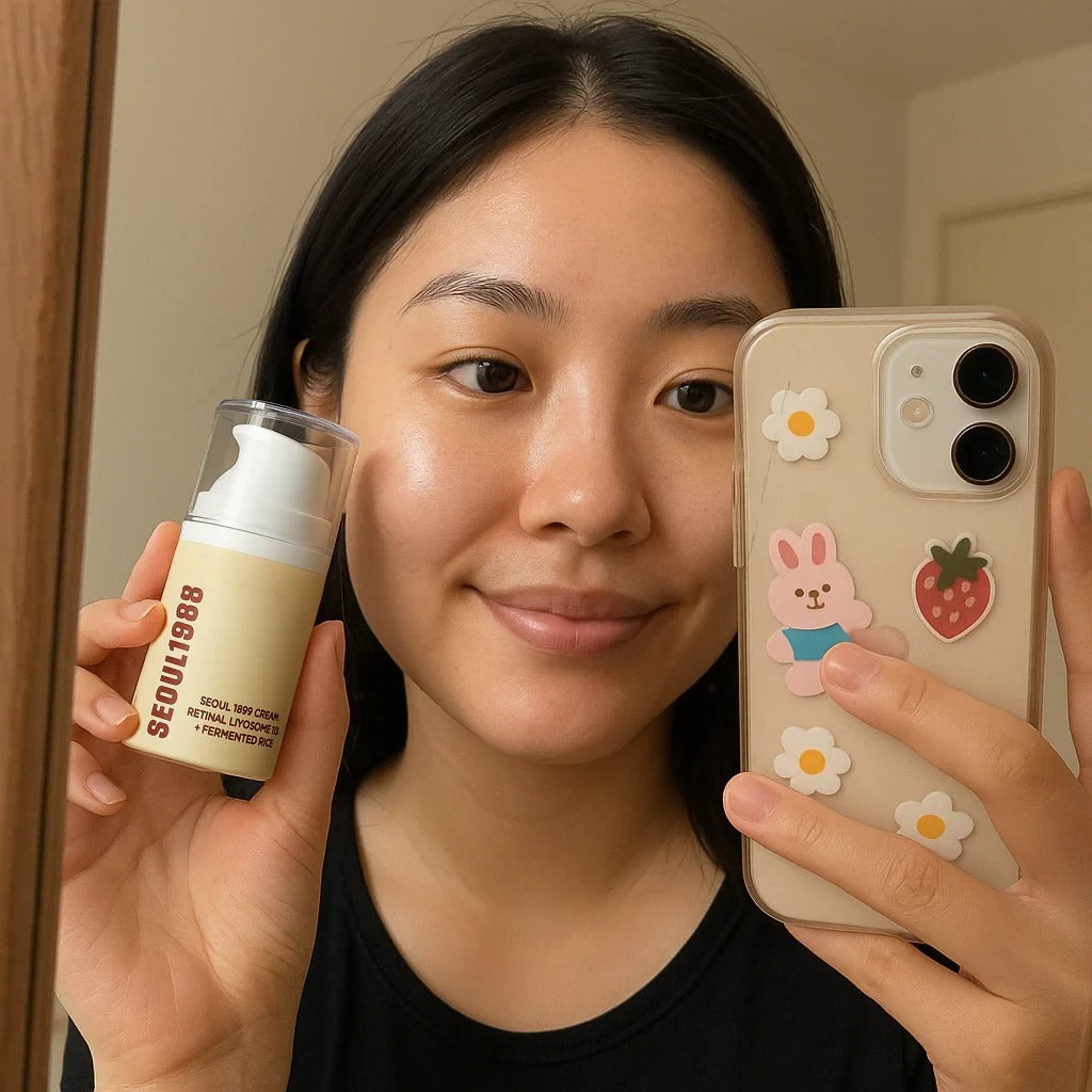 Beauvia™ 1988 Cream: Retinal Liposome 1% + Fermented Rice
